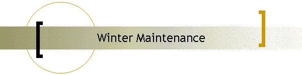 Winter Maintenance